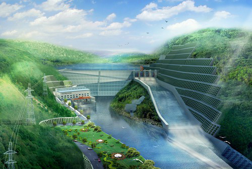 黎安镇老挝南塔河1号水电站项目